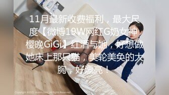 11月最新收费福利，最大尺度【微博19W网红G奶女神 樱晚GiGi】红酒与她，好想做她床上那只猫，美轮美奂的大胸，好漂亮！