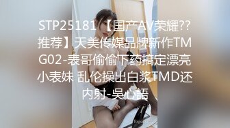 STP25181 【国产AV荣耀??推荐】天美传媒品牌新作TMG02-表哥偷偷下药搞定漂亮小表妹 乱伦操出白浆TMD还内射-吳心語